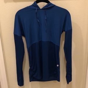 Fabletics blue running pullover
